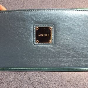 Miche "Barbara Classic" Metallic Turquoise Shell Bag/ Retired Bag!